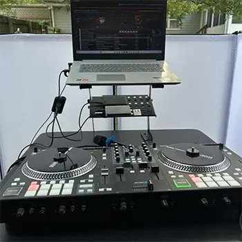 DJ setup